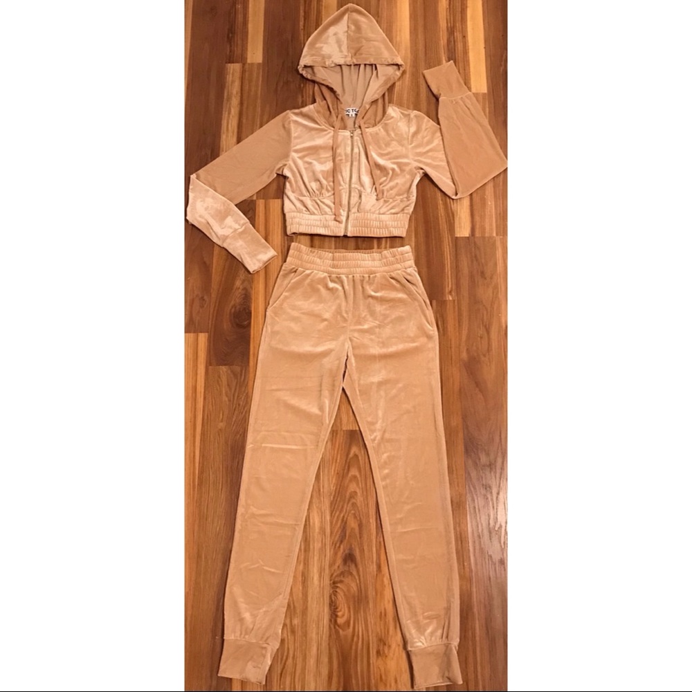Honey velour jumpsuit